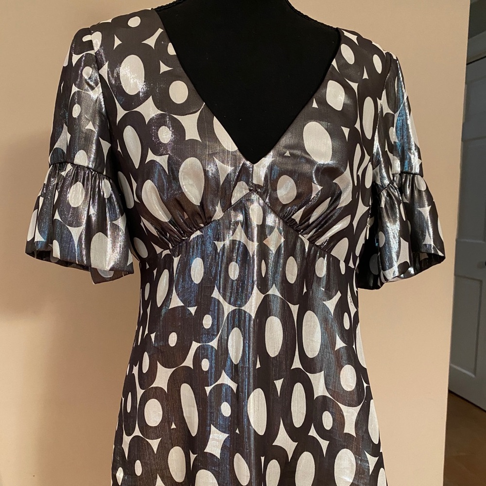 Trina Turk metallic top